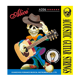 A2012 12-String Acoustic Guitar Strings, Stainless Steel Plain String, Copper Alloy Winding, (Phorphos Bronze Color) Anti-Rust Coating